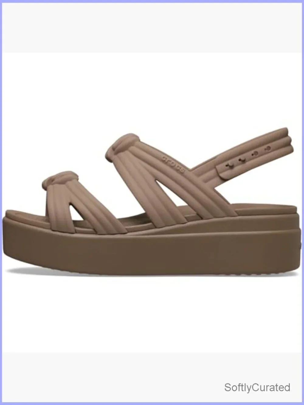Wedge Sandals with Knotted Straps Comfort Sink-In Softness